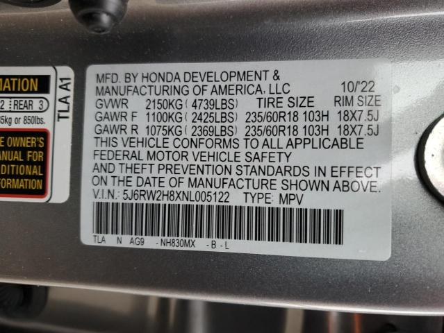 HONDA CR-V EXL 2022