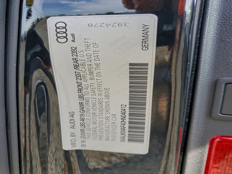 AUDI A4 ULTRA PREMIUM 2017