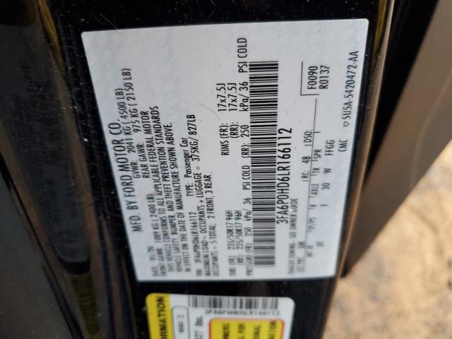 FORD FUSION SE 2020