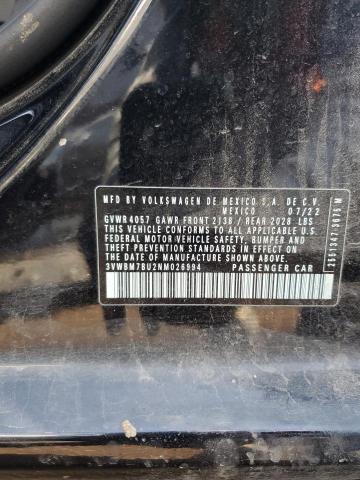 VOLKSWAGEN JETTA SPORT 2022