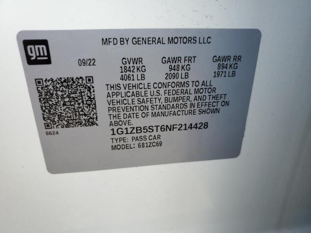 CHEVROLET MALIBU LS 2022