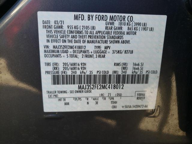 FORD ECOSPORT S 2021