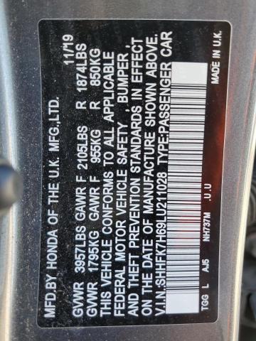 HONDA CIVIC EX 2020