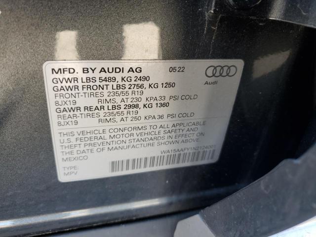 AUDI Q5 SPORTBACK PRM PLS 45 2022