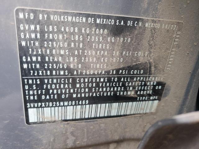 VOLKSWAGEN TAOS SE IQ DRIVE 2022