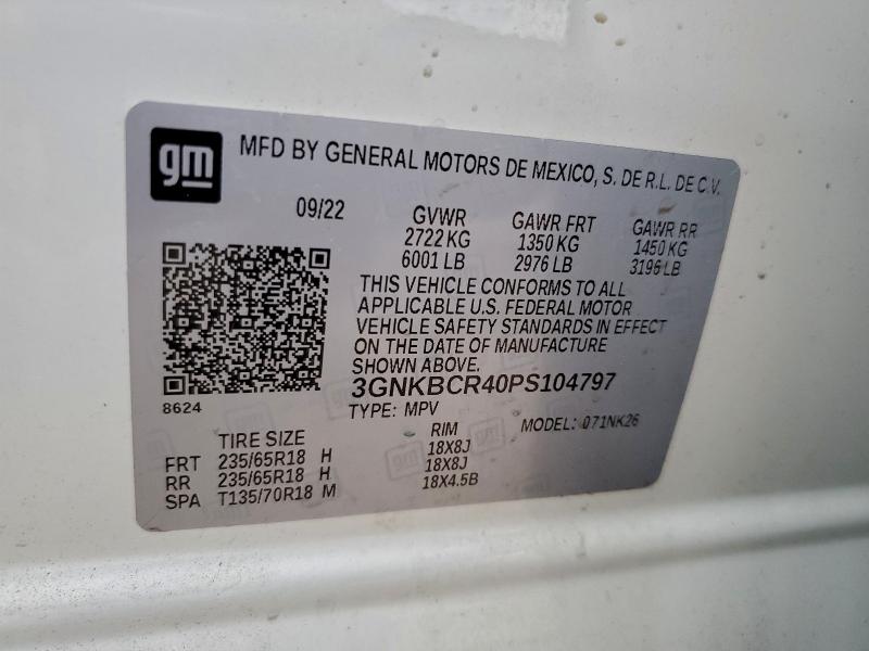 CHEVROLET BLAZER 2LT 2022