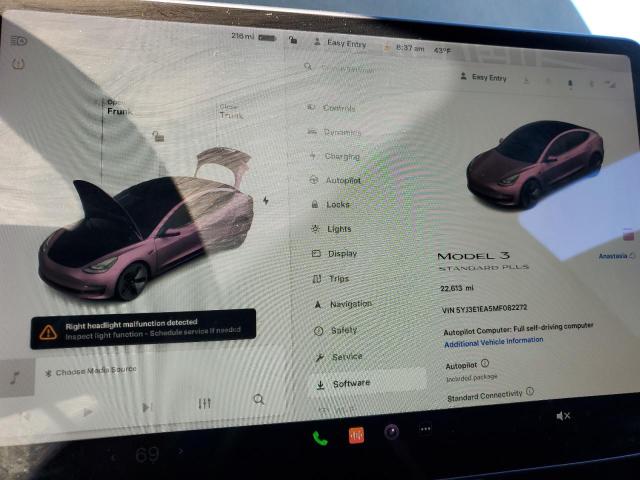 TESLA MODEL 3 2021