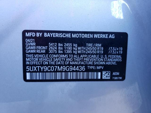 BMW X3 XDRIVEM40I 2021