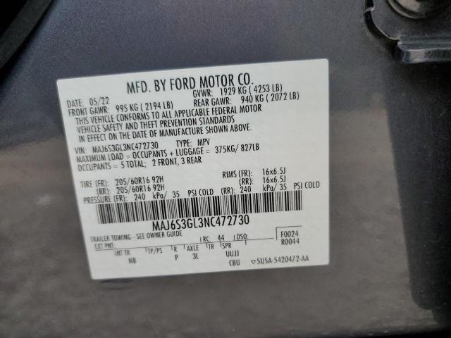 FORD ECOSPORT SE 2022