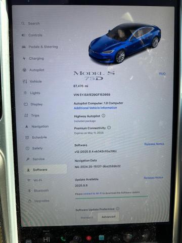 TESLA MODEL S 2016