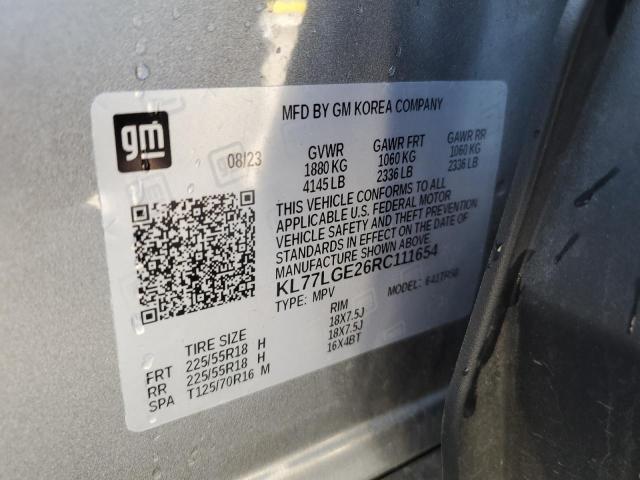 CHEVROLET TRAX 1RS 2023