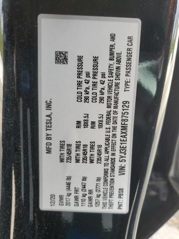 TESLA MODEL 3 2021