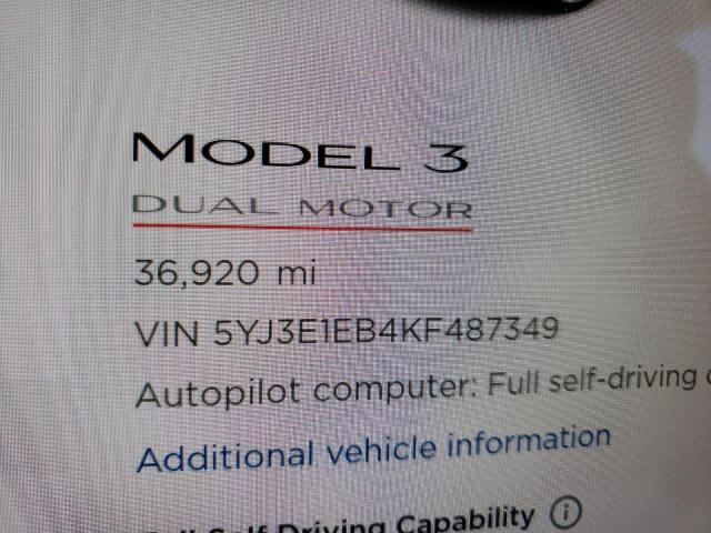 TESLA MODEL 3 2019