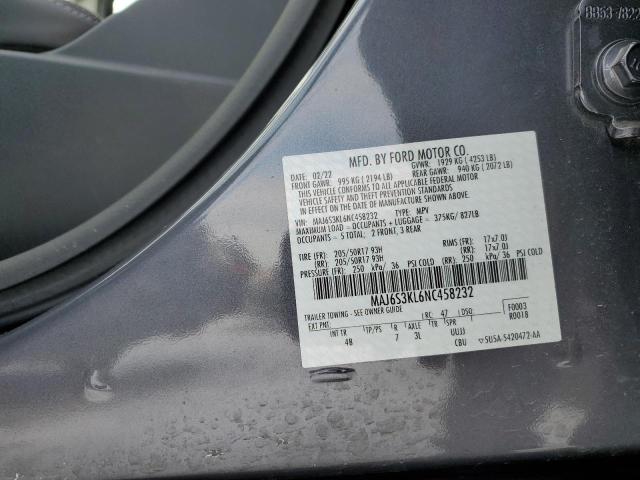 FORD ECOSPORT TITANIUM 2022