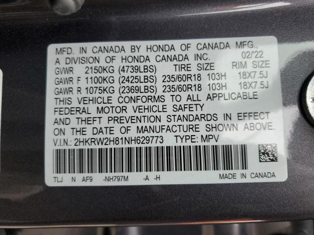 HONDA CR-V EXL 2022