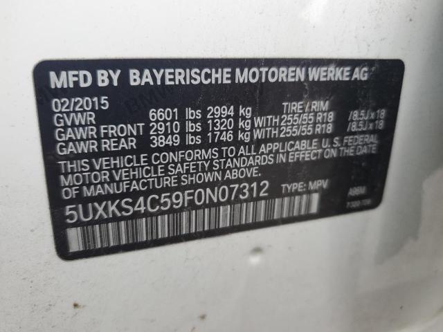 BMW X5 XDRIVE35D 2015