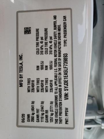 TESLA MODEL 3 2020