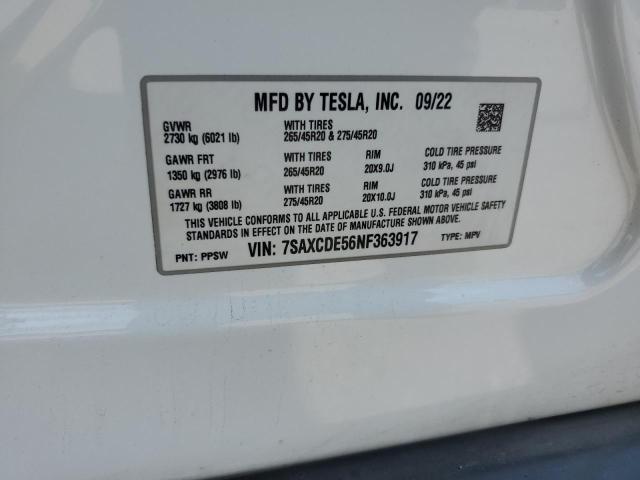 TESLA MODEL X 2022
