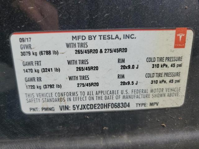 TESLA MODEL X 2017