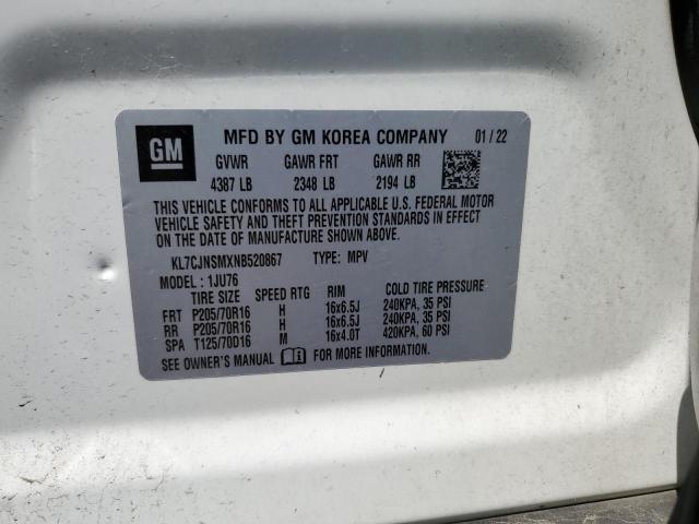 CHEVROLET TRAX LS 2022