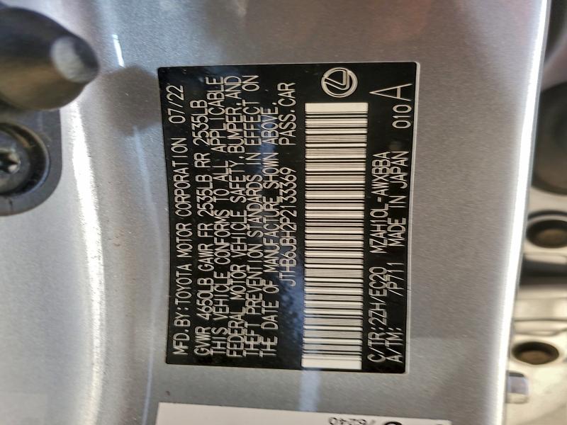 LEXUS UX 250H BASE 2022