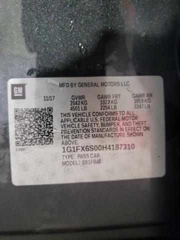 CHEVROLET BOLT EV PREMIER 2017