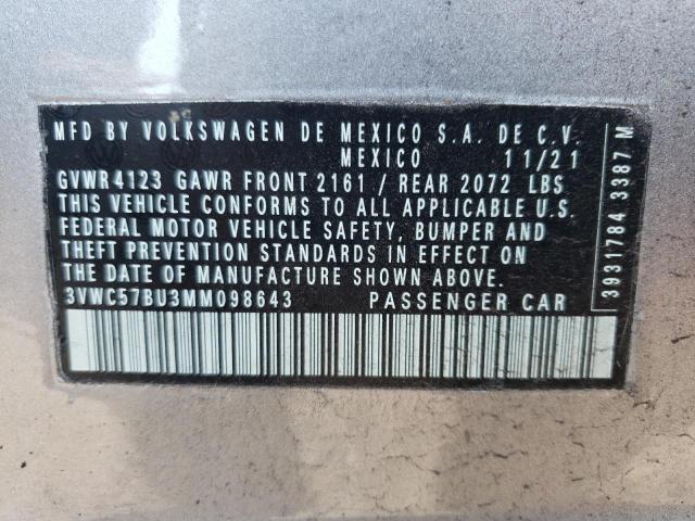 VOLKSWAGEN JETTA S 2021