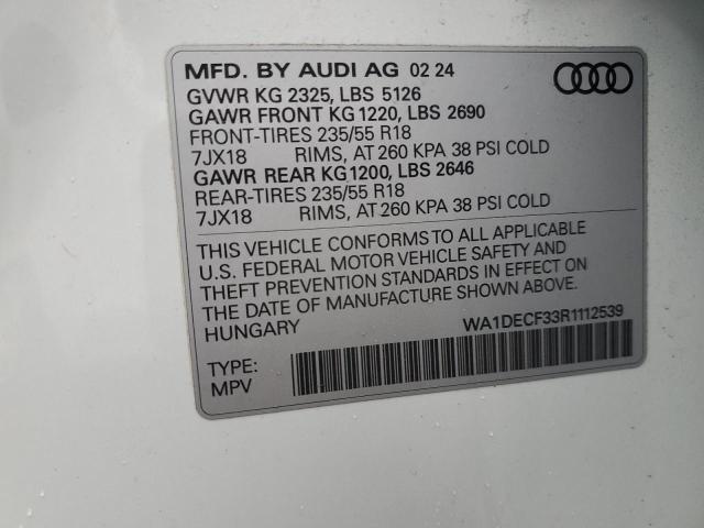 AUDI Q3 PREMIUM S LINE 45 2024