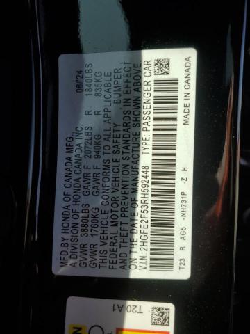 HONDA CIVIC SPORT 2024