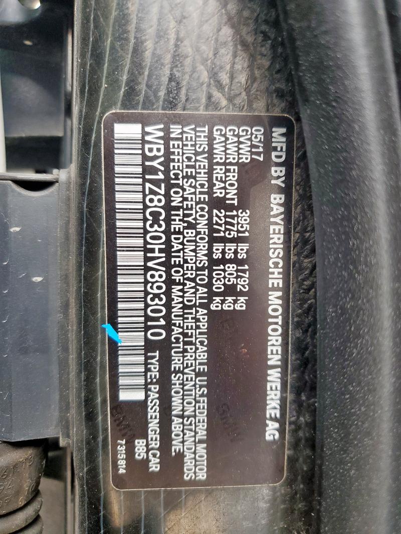 BMW I3 REX 2017