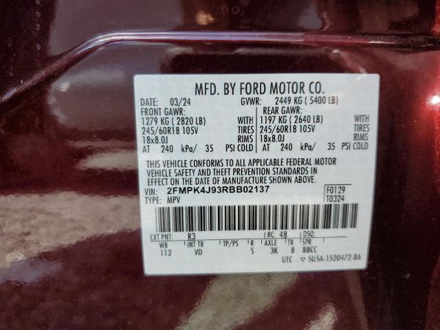 FORD EDGE SEL 2024
