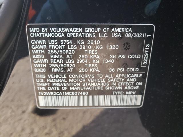 VOLKSWAGEN ATLAS SE 2021