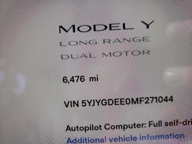 TESLA MODEL Y 2021