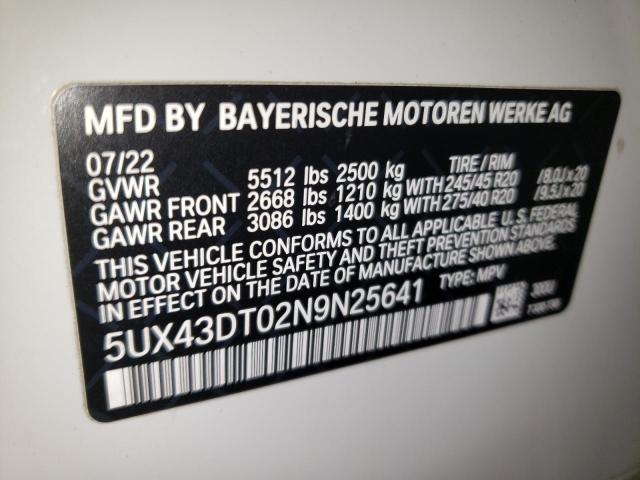 BMW X4 M40I 2022