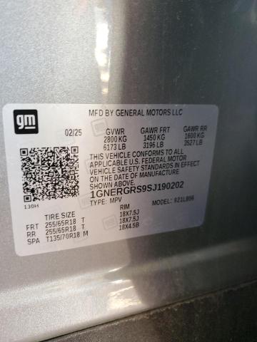 CHEVROLET TRAVERSE LT 2025
