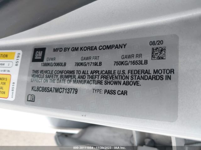 CHEVROLET SPARK FWD LS 2021