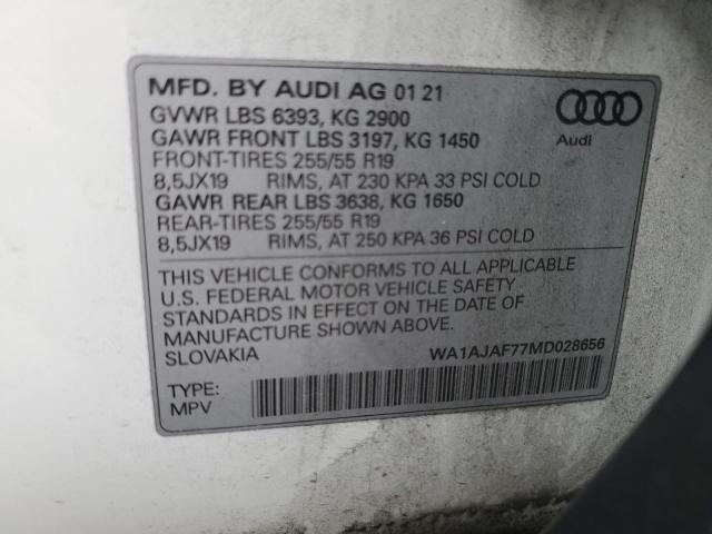AUDI Q7 PREMIUM 2021