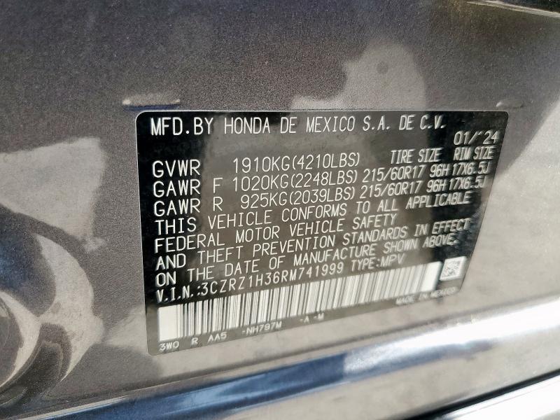 HONDA HR-V LX 2024