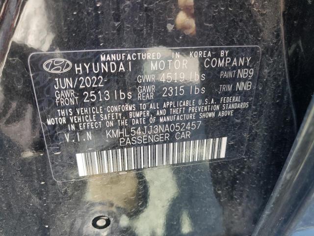 HYUNDAI SONATA HYBRID 2022