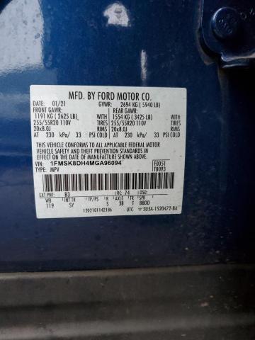FORD EXPLORER XLT 2021