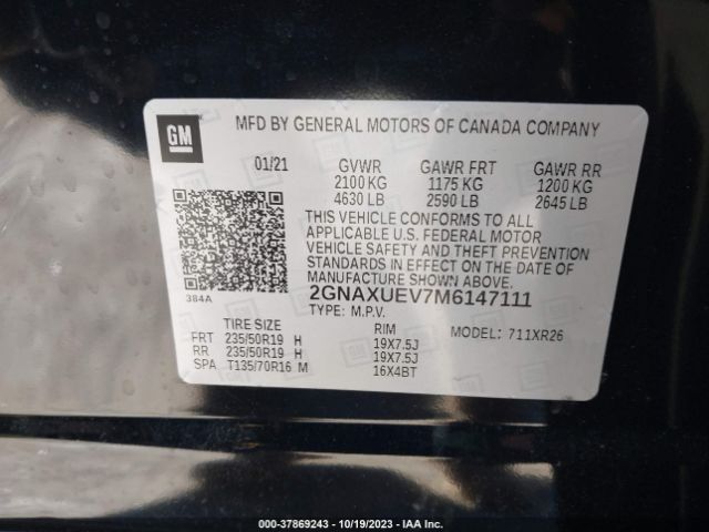 CHEVROLET EQUINOX 2021