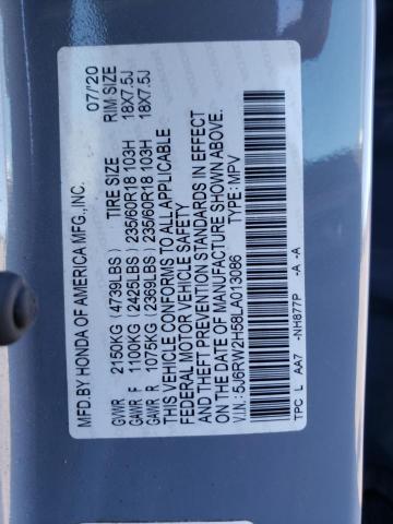 HONDA CR-V EX 2020