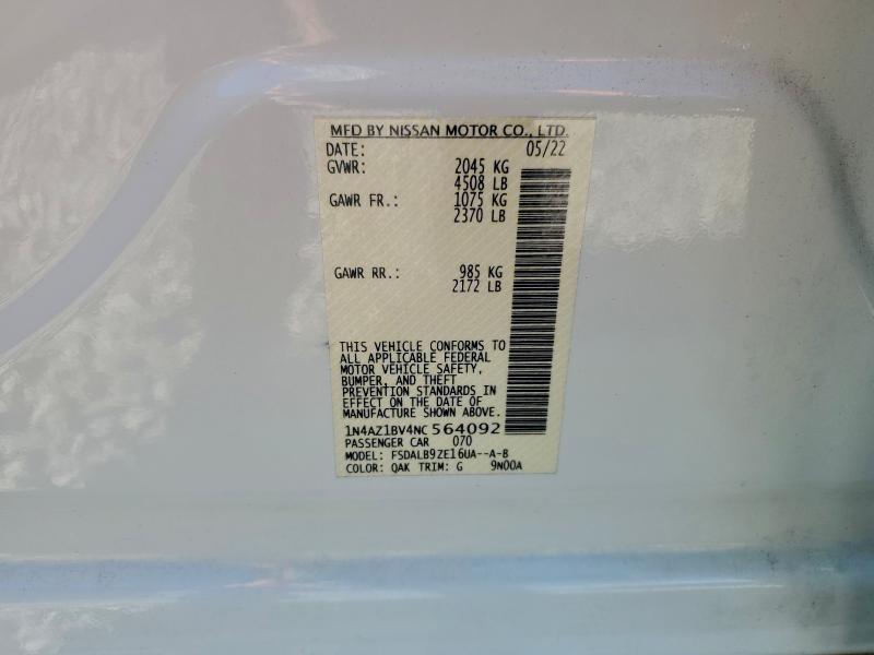 NISSAN LEAF S 2022