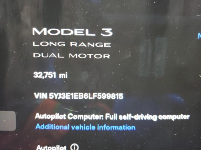 TESLA MODEL 3 2020